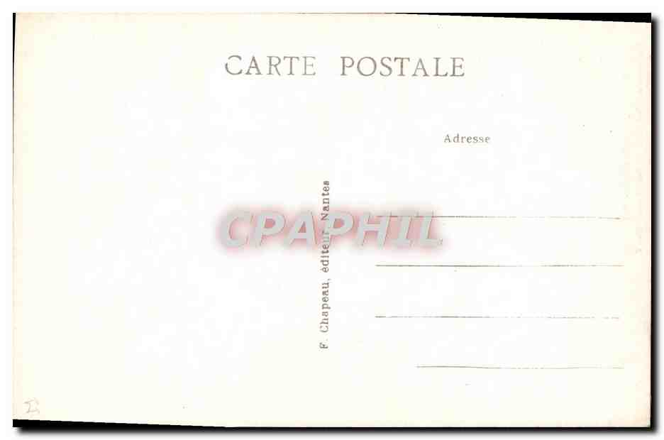 CPA Guerande Collegiale St Aubin Cahire exterieure — Rückseite