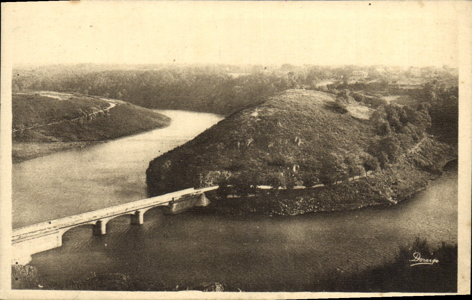 CPA Crozant Le Pont sur la Creuse