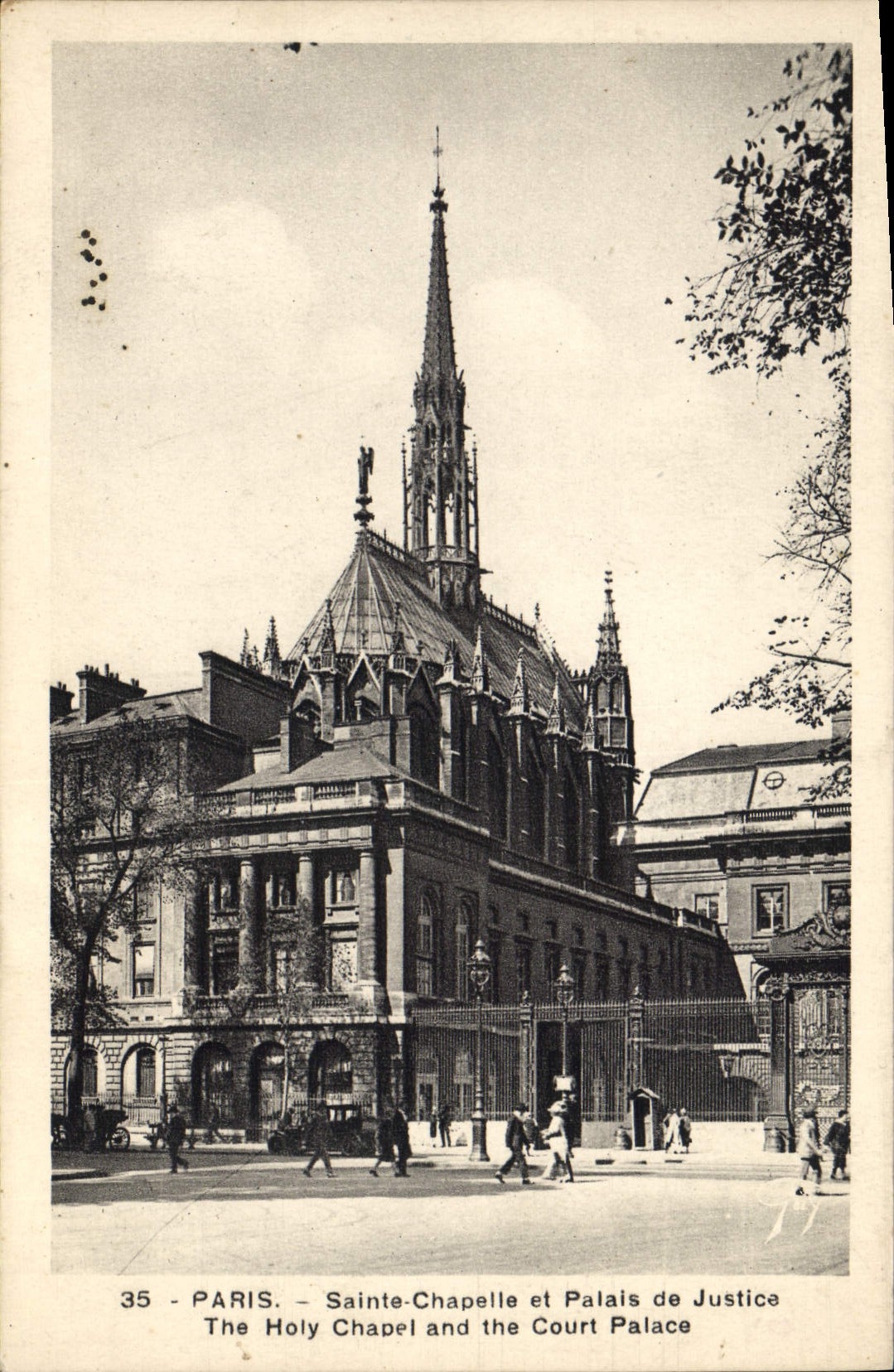 CPA Paris Sainte Chapelle et Palais de Justice