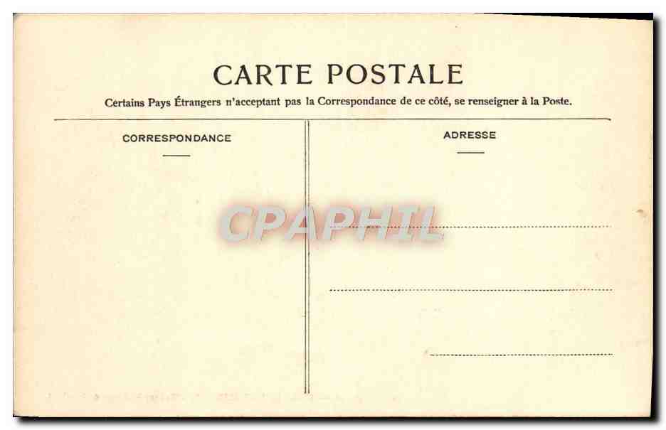 Forêt de Fontainebleau — Aussicht auf die Gorges de Franchard — CPAPHIL 49 — Rückseite