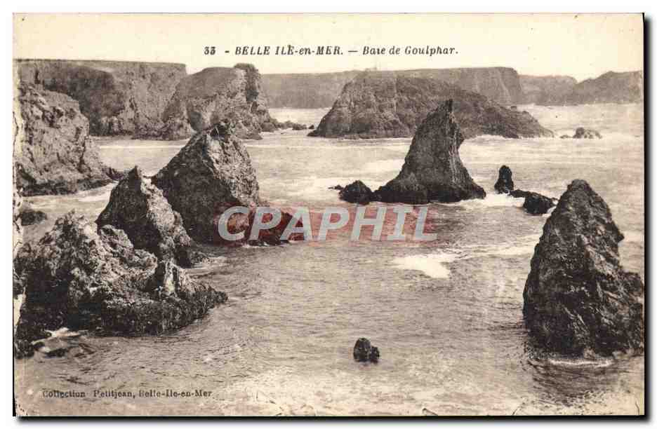 Belle-Île-en-Mer — Baie de Goulphar — Collection Petitjean