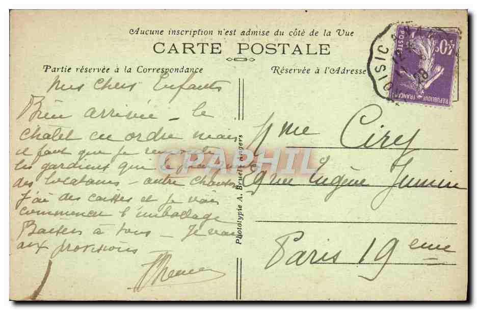 CPA La Baule sur Mer La Plage Vers L'Hermitage et le Casino — Rückseite