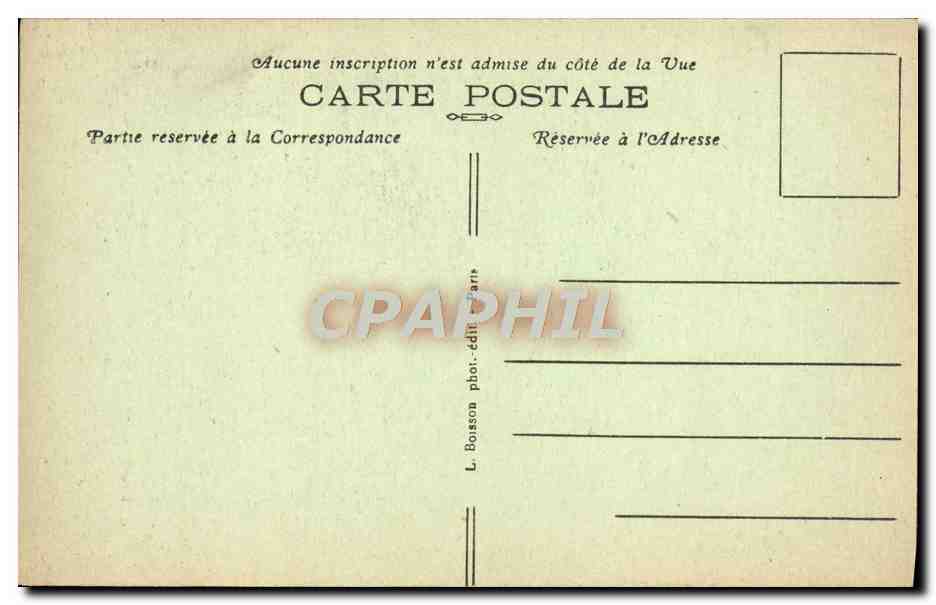 CPA Paris Eglise Saint Eustache La nef — Rückseite
