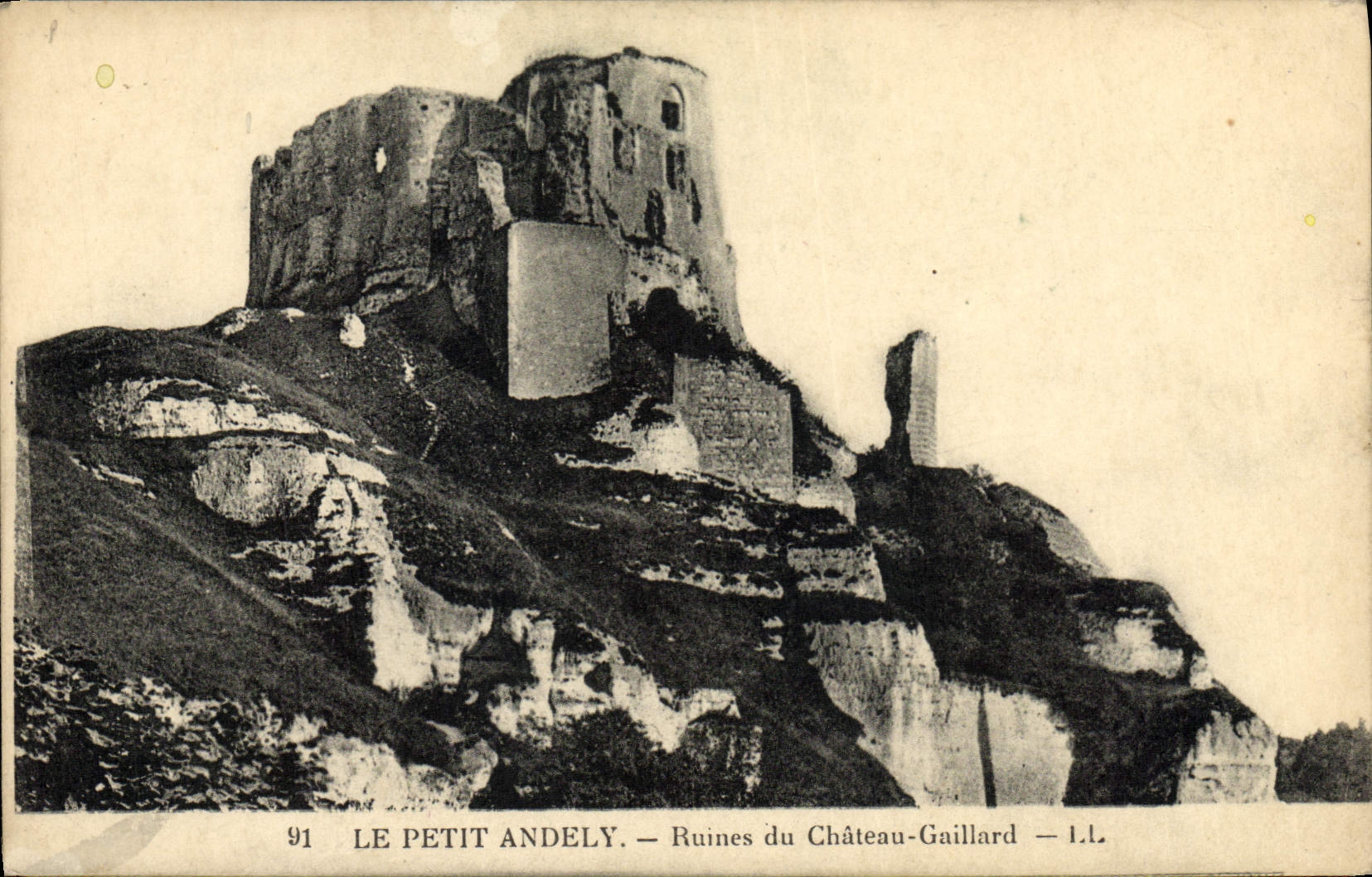 Ruines du Château-Gaillard — Le Petit Andely — I.L.