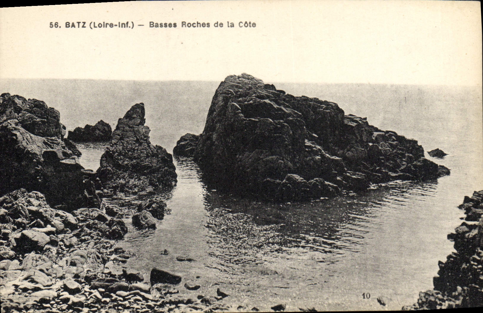 CPA Batz Basses Roches de la Cote