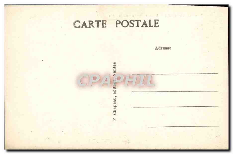 CPA Batz Basses Roches de la Cote — Rückseite