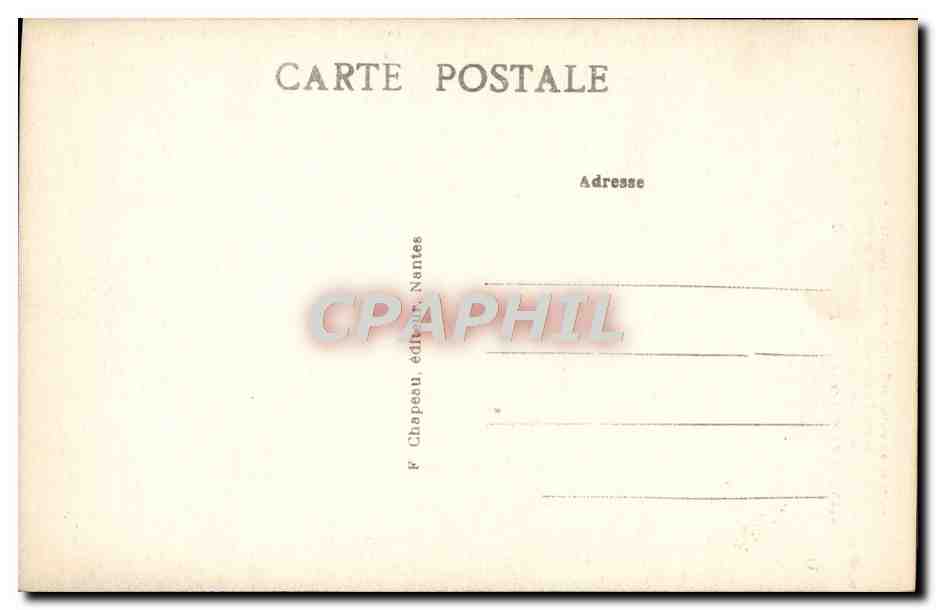CPA Guerande Collegiale Saint Aubin Vitrail du grand portail  — Rückseite