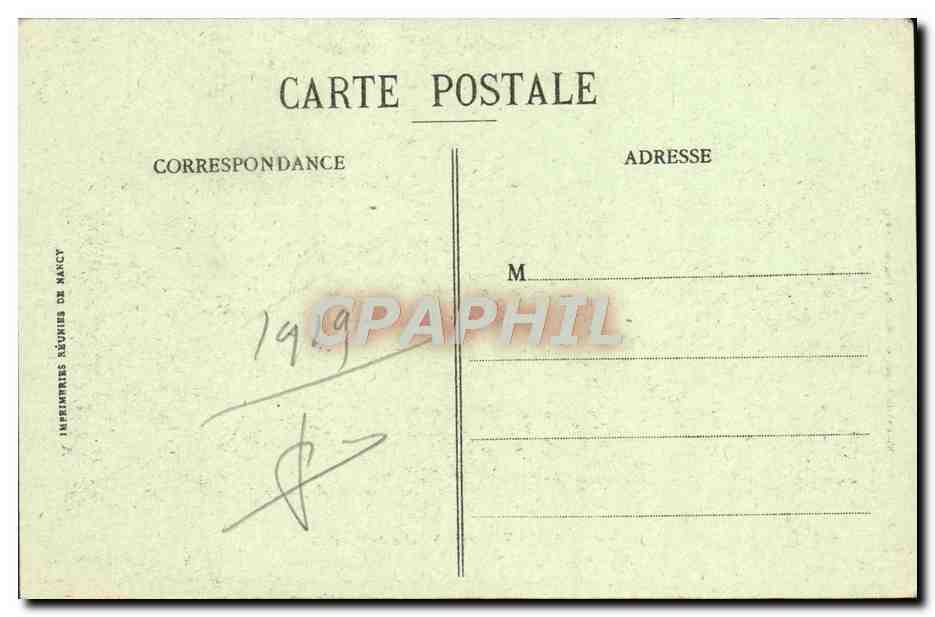 CPA Belfort Vue Generale Cote de Montbeliard — Rückseite