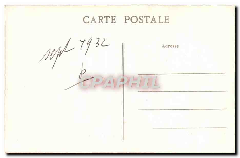 CPA Tonnerre La Fosse Dionne — Rückseite