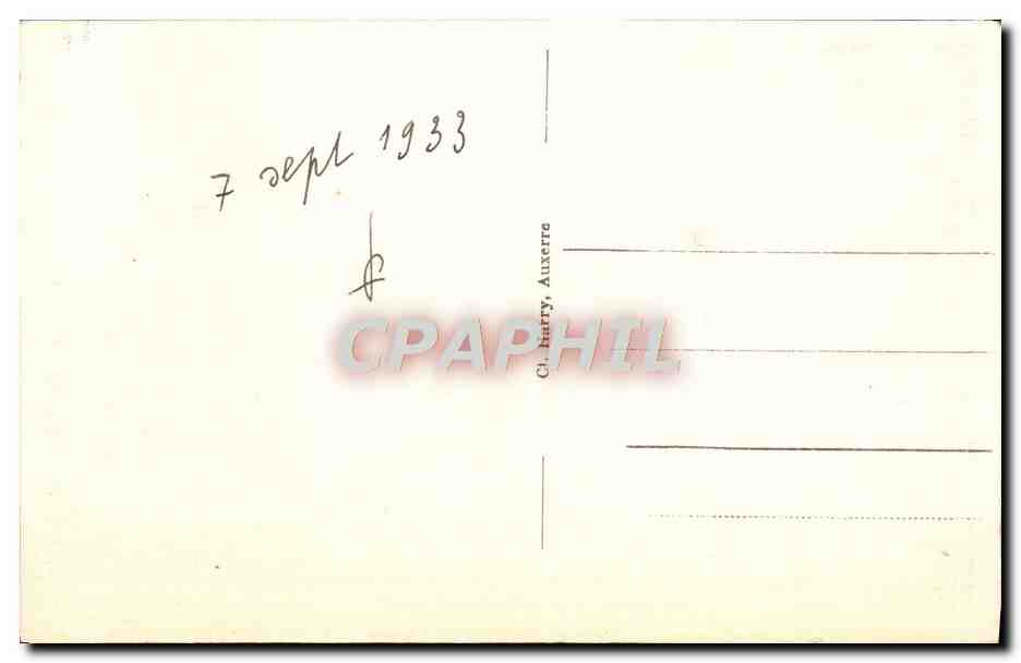 CPA Pierre Perthuis Vue generale  — Verso