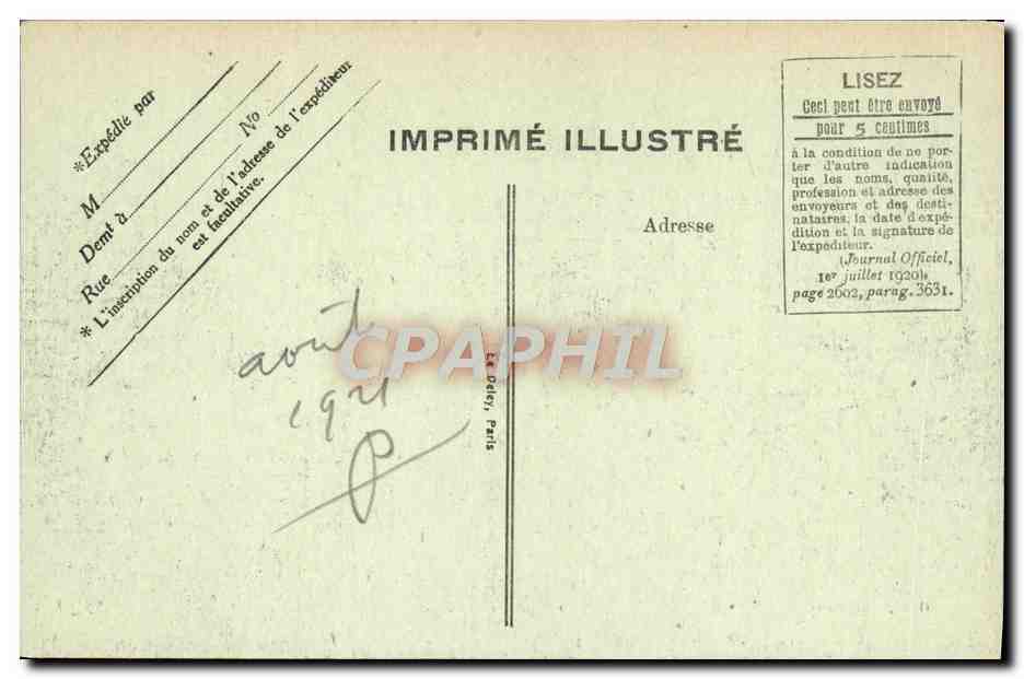 CPA Le Havre Panorama de la Rue de Paris Kiosque — Rückseite