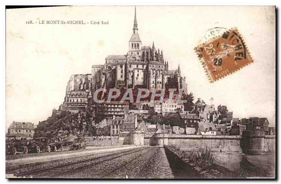 CPA Le Mont St Michel Cote Sud