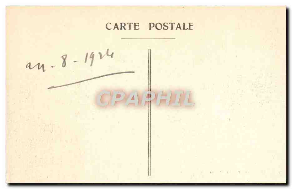 CPA Trouville Groupe de Villas — Verso