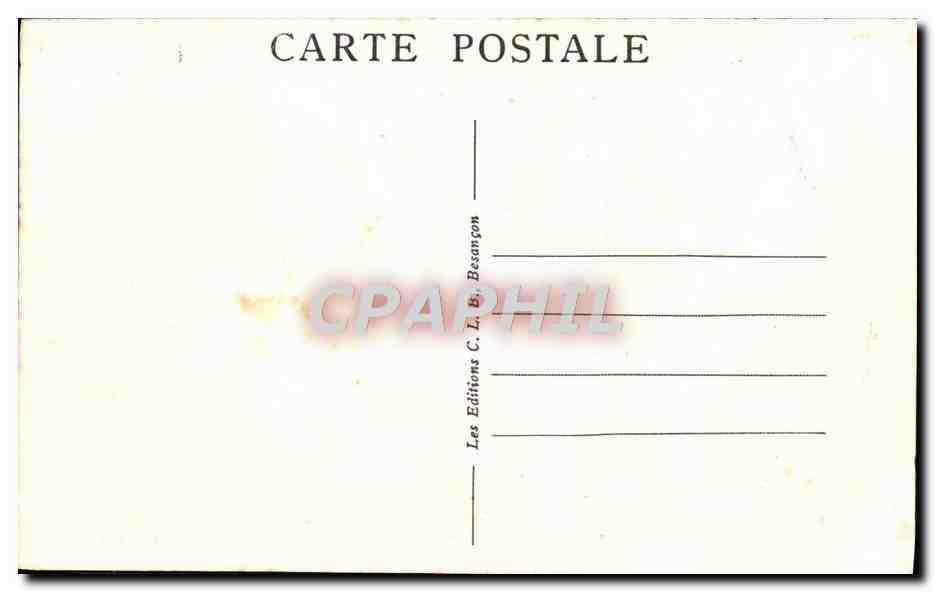 CPA Vallee du Verdon Castellane Vue Generale Station estivale  — Back