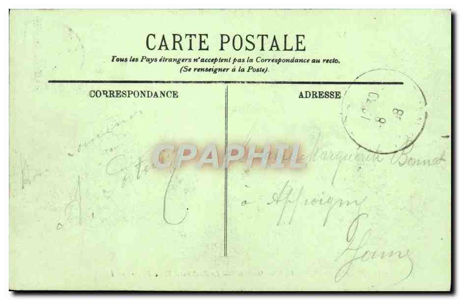 CPA Saint Adresse Le Nice Havrais Le boulevard Felix Faure — Rückseite