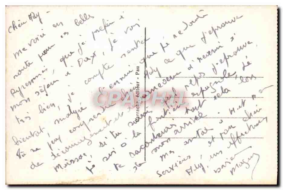 Saint-Jean-Pied-de-Port — Bords de la Nive — C.C. n°6 — Reverso