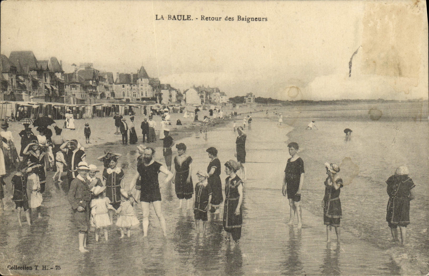 CPA La Baule Retour des Baigneurs