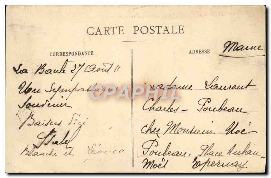 CPA La Baule Retour des Baigneurs — Rückseite