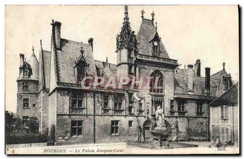 CPA Bourges Le Palais Jacques Coeur