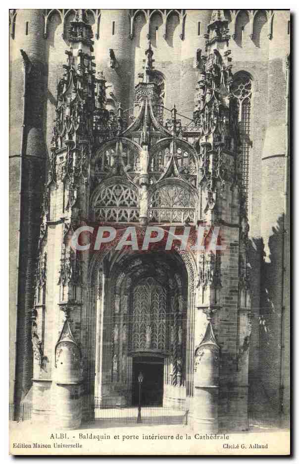 Albi - Baldaquin et porte intérieure de la Cathédrale — Édition Maison Universelle, n° 147