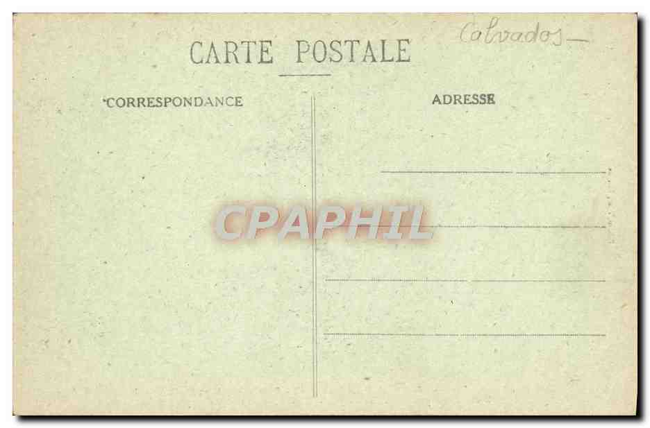 Umgebung von TROUVILLE (Calvados) — Ruinen der Kapelle St-Arnoult — Fillion, Verlag J. Lister — Rückseite