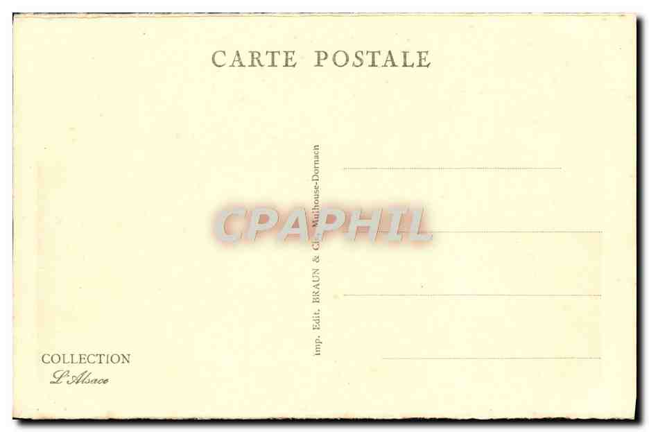 CPA Les Hautes Chaumes Gazon Martin — Rückseite