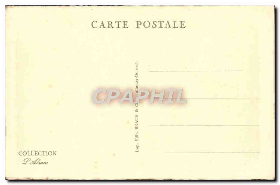 CPA Les Hautes Chaumes Le Lac Du Forlet Et La Ferme Du Lenzenwasen — Rückseite
