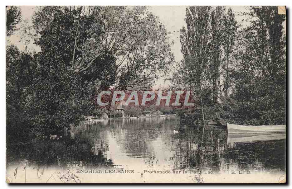 Enghien-les-Bains — Promenade sur le Petit Lac — E.L.D.