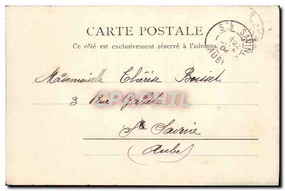 CPA Bayonne Le Dnt St Esprit et le Reduit — Verso