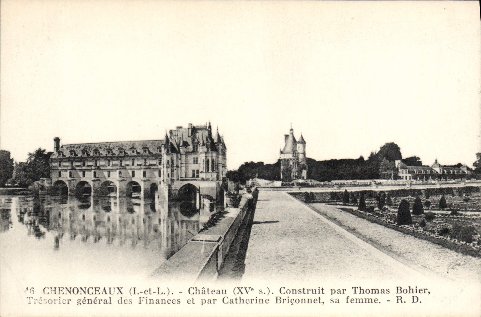 CPA Chenonceaux Chateau Construit Par Thomas Bohier