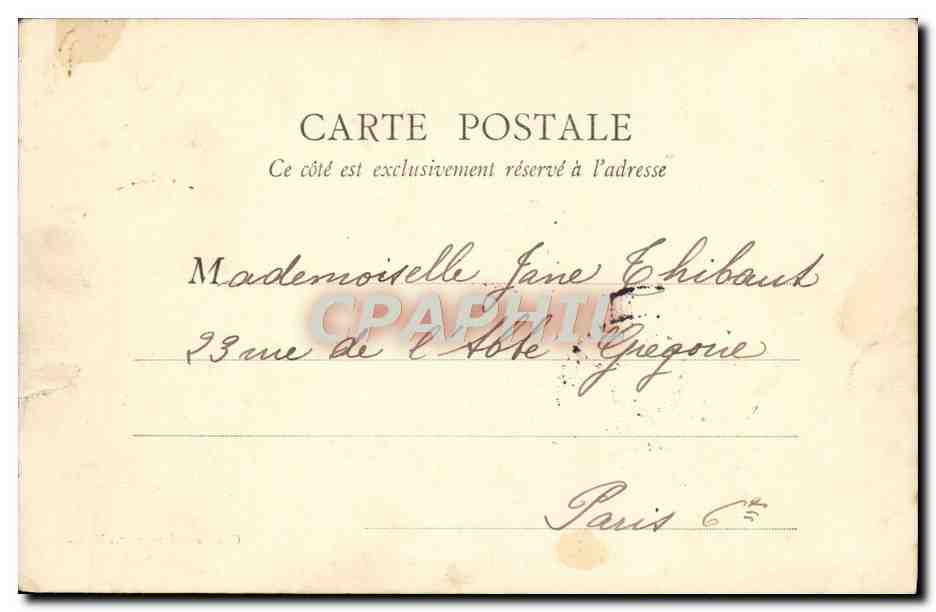 CPA Montargis Eglise Sainte Madeleine — Rückseite