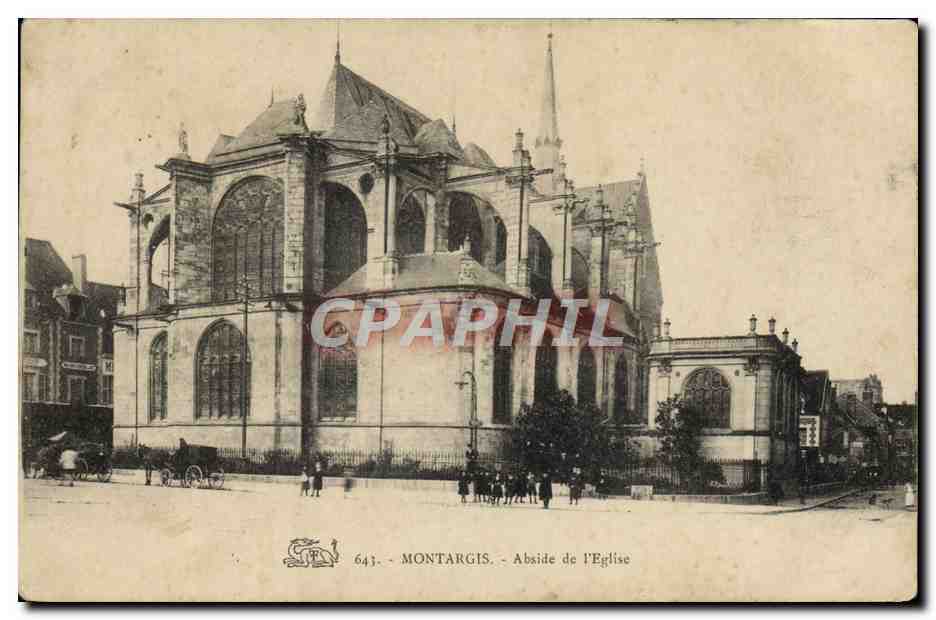 CPA Montargis Abside de l'Eglise