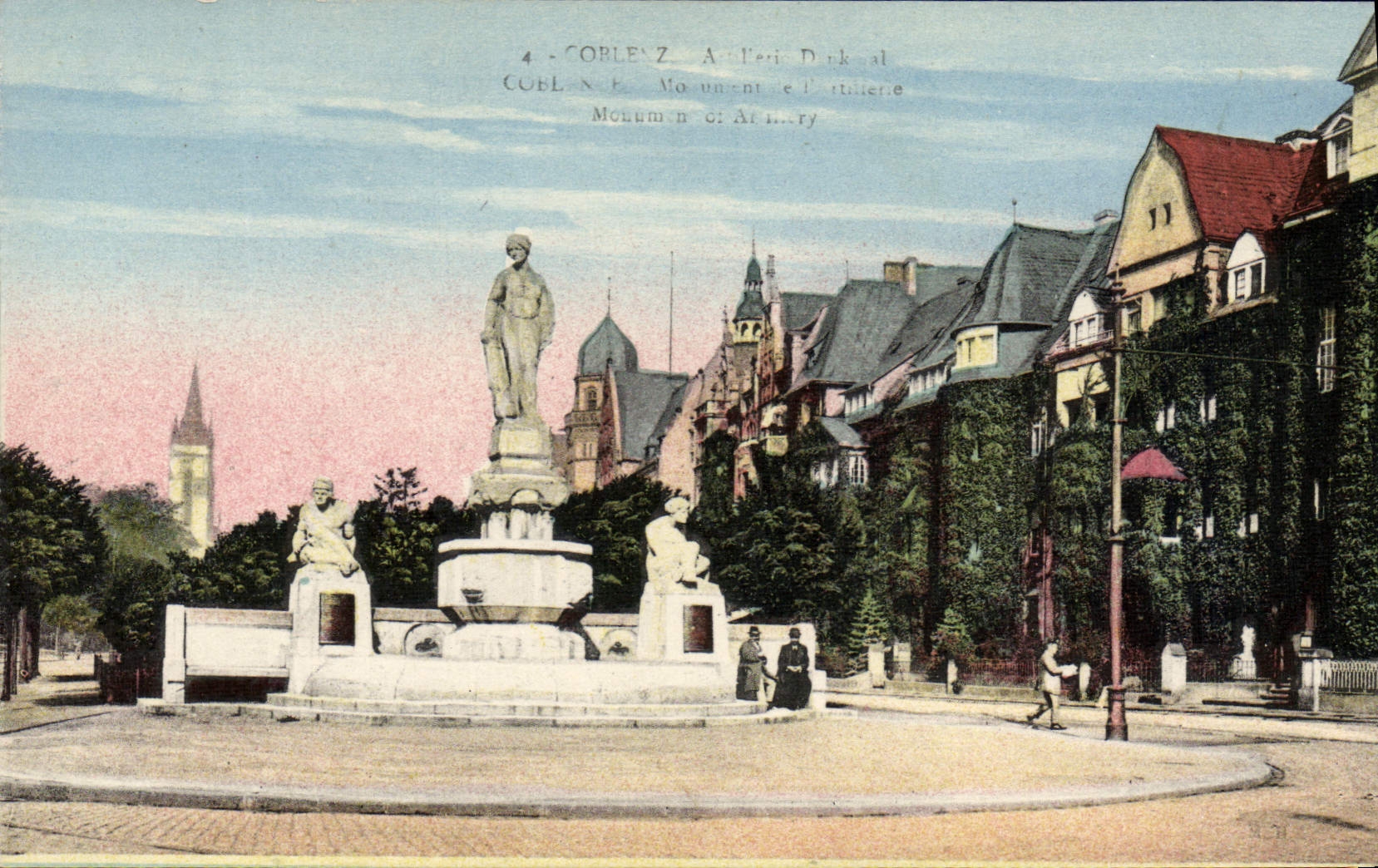 Coblenz — Monument de l'Artillerie — éditeur anonyme, n°4