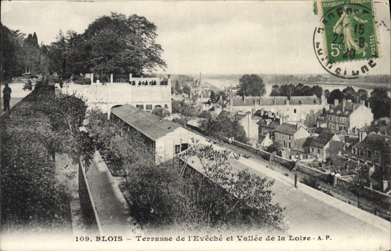 Blois — Terrasse de l'Exéché et Vallée de la Loire — A.P. n°109