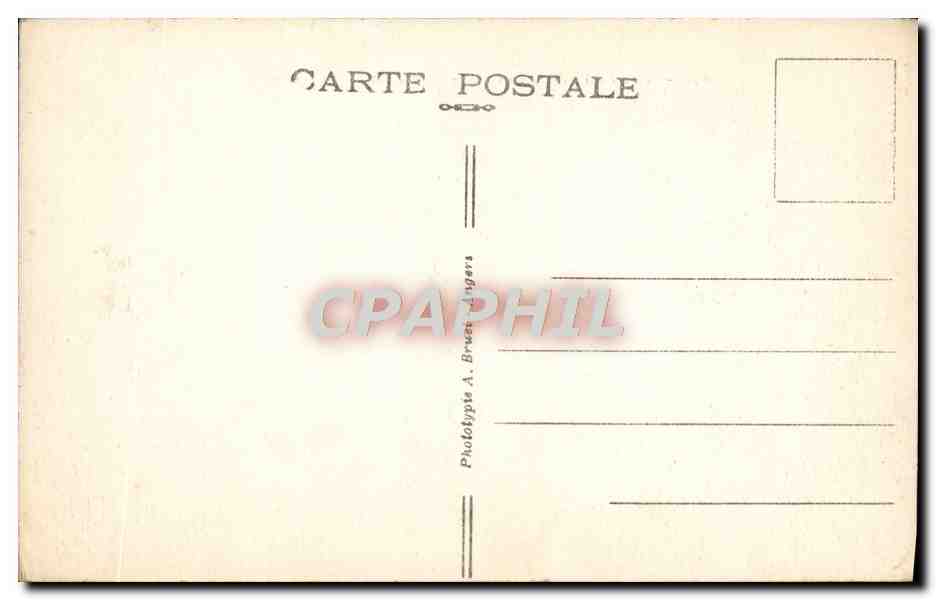CPA Le Pouliguen Le Pont du Diable — Rückseite