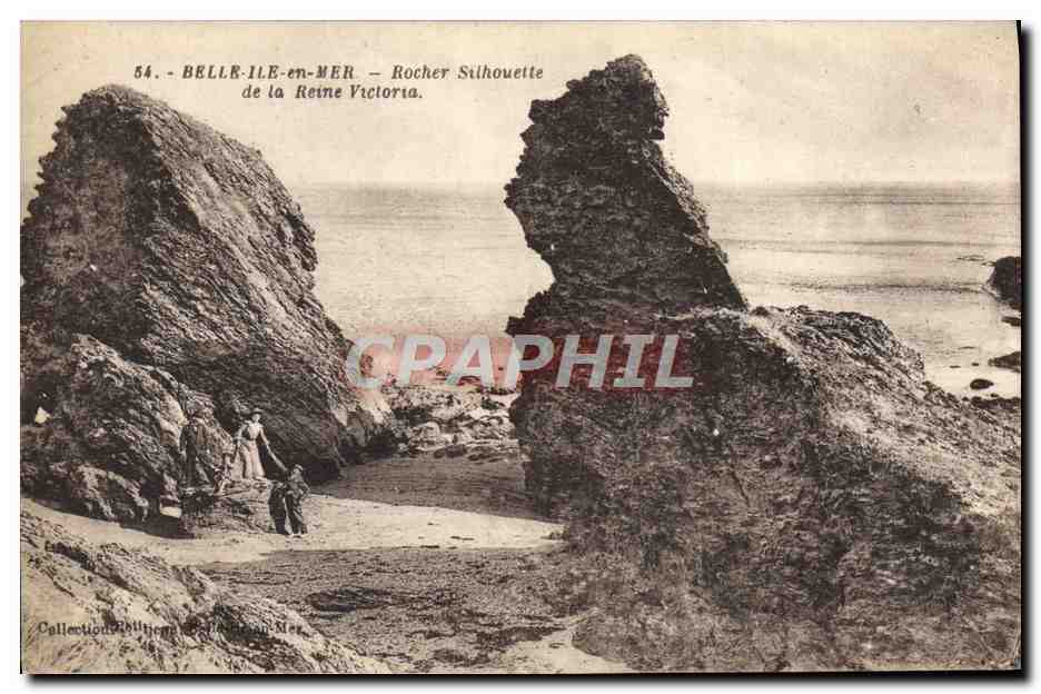 Belle-Île-en-Mer — Rocher Silhouette de la Reine Victoria — Collection Éditions de Belle-Île-en-Mer, n°54