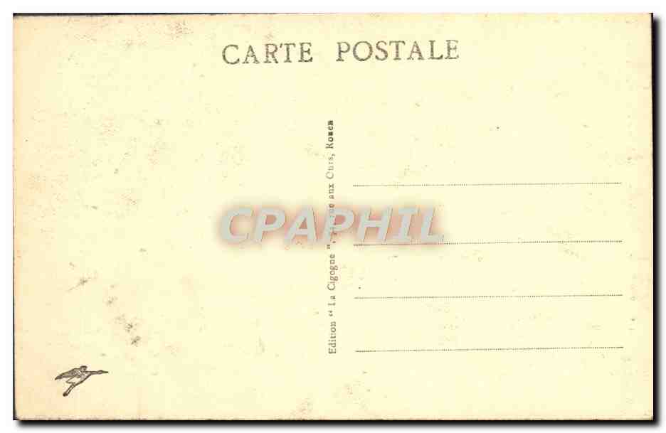 CPA Rouen Vieilles Maisons Rue St Romain — Rückseite