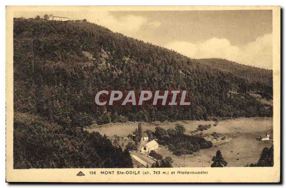 CPA Mont Ste Odile et Niedermunster