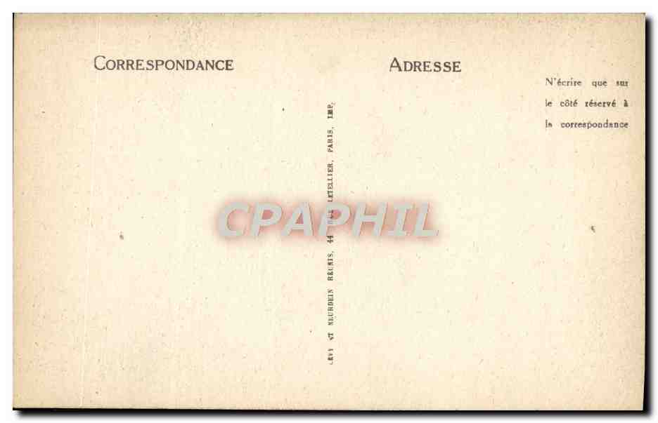 CPA Rouen Hotel Bourgtheroulde — Verso