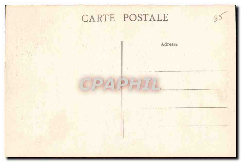 Poitiers (Vienne) — L'Hôtel des Postes et Télégraphes — Rue des Écossais, de la Marne et de la Visitation — Jules Robuchon, phot. Poitiers - 1245 — Verso