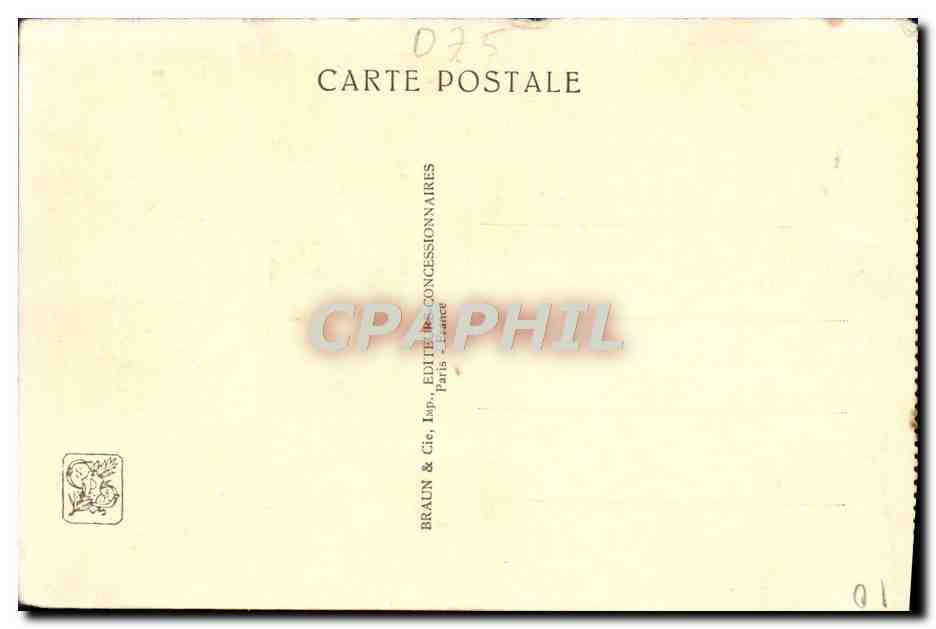 CPA Exposition Coloniale Internationale Paris 1931 Temple d'Angkor Vat Tour Nord Est — Verso