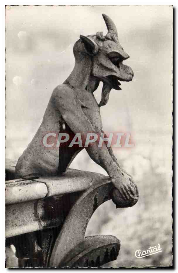 CPM Paris Chimeres de Notre Dame Le diable