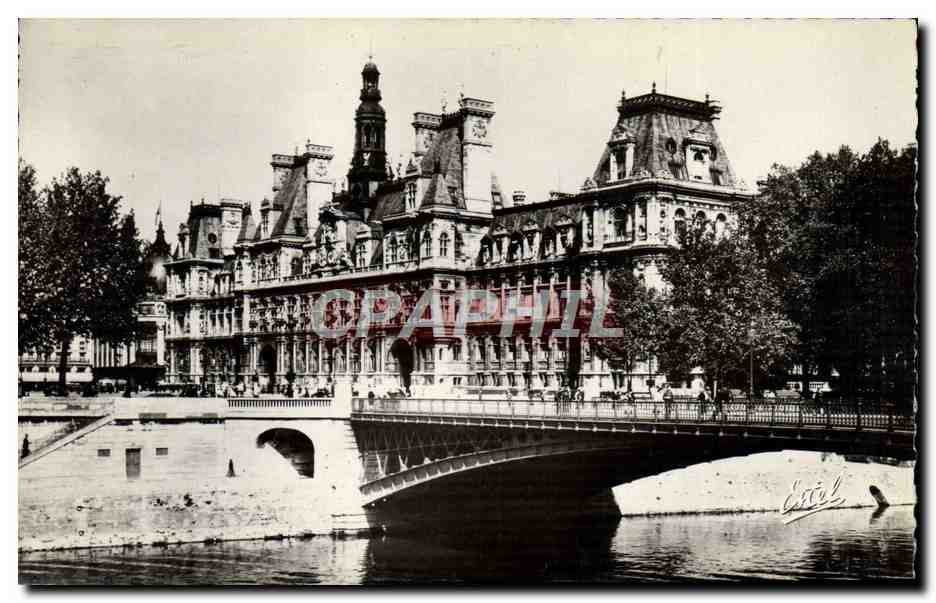 CPM Paris L'Hotel de Ville 
