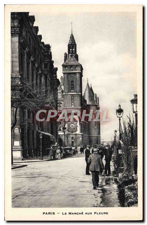 CPA Paris Le Marche Aux Fleurs