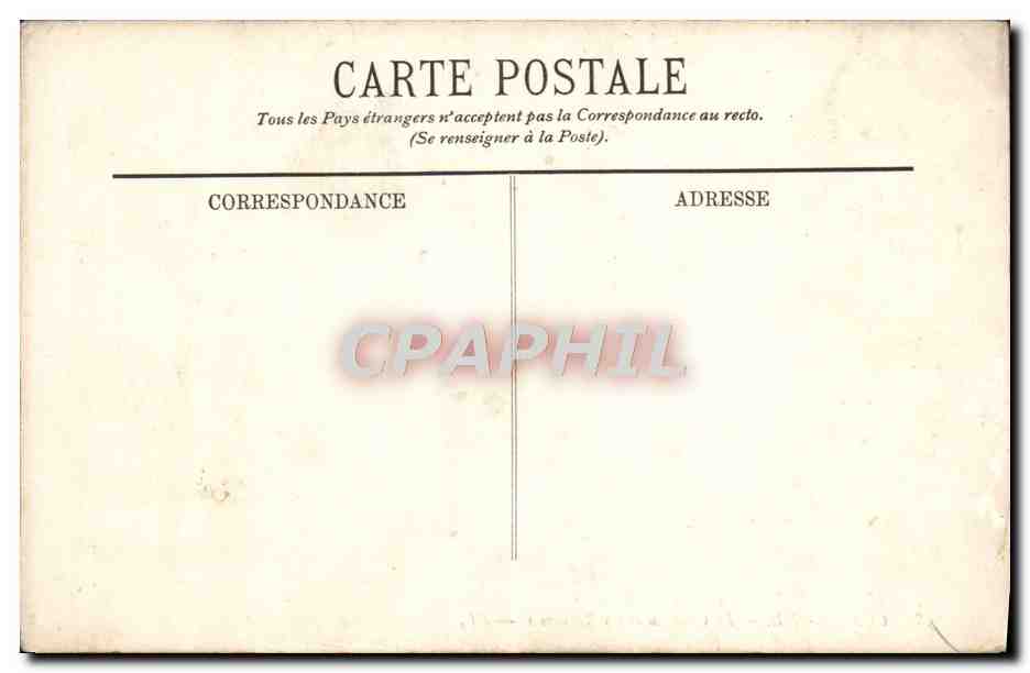 CPA Compiegne Le Chateau et les Terrasses — Verso