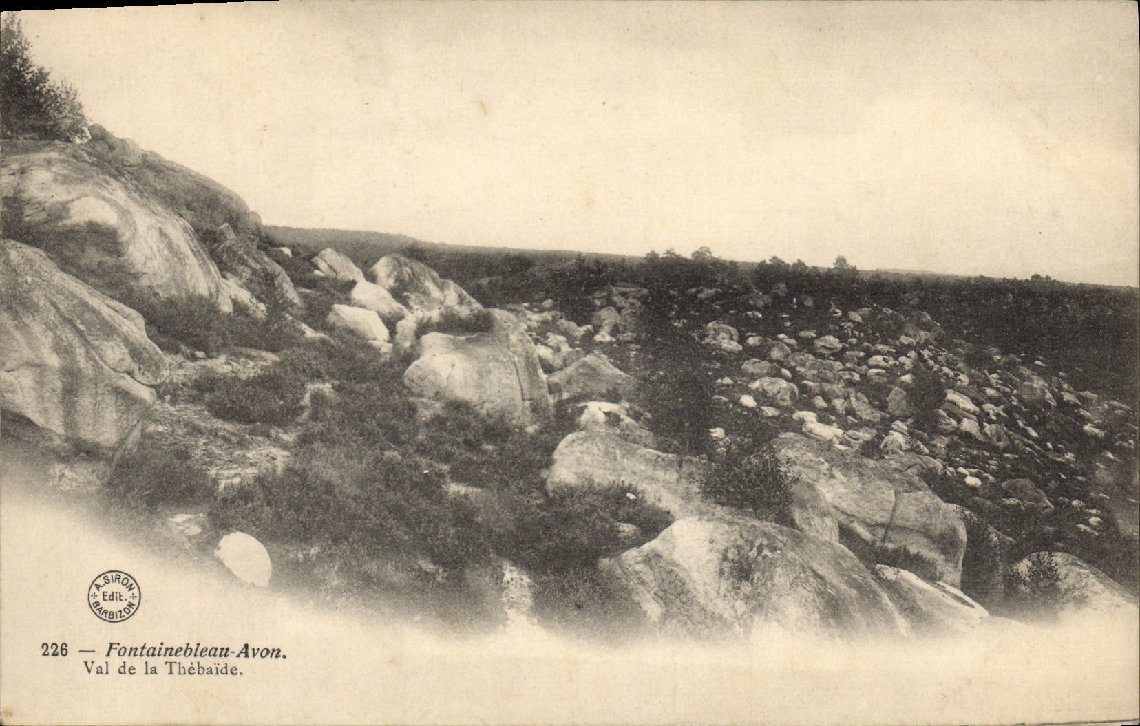 Fontainebleau-Avon — Val de la Thébaïde — Siron Edit.