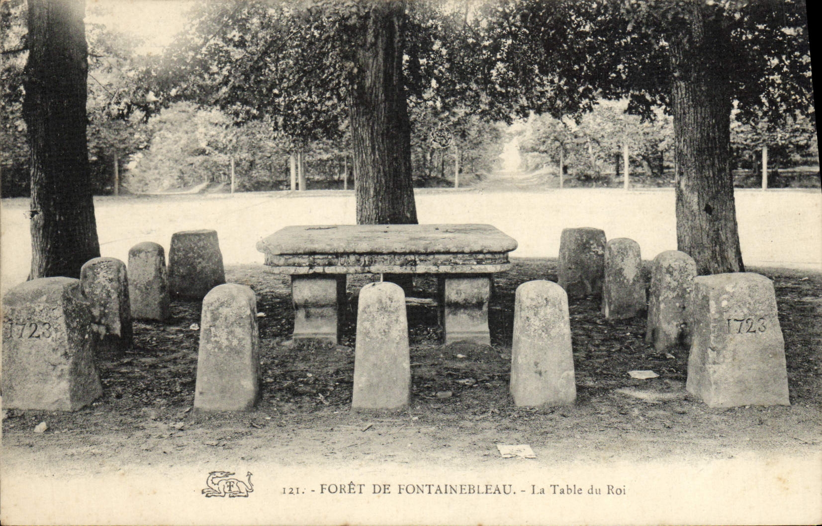 Bosque de Fontainebleau — La Table du Roi — Editor n.º 121