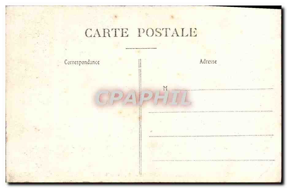 CPA Chateau de Compiegne Facade sur le Parc — Rückseite