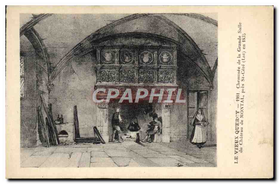 Cheminée de la Grande Salle — Château de Montal, près Saint-Céré (Lot) — 1881