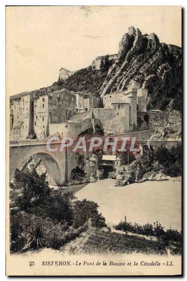 Sisteron - Der Pont de la Baume und die Citadel - LL